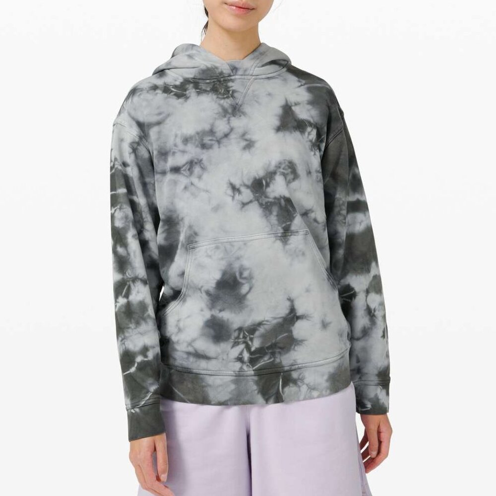 Lululemon All Yours Hoodie Earth Tie Dye Stone Athleisure Lounge Jacket - Picture 1 of 6